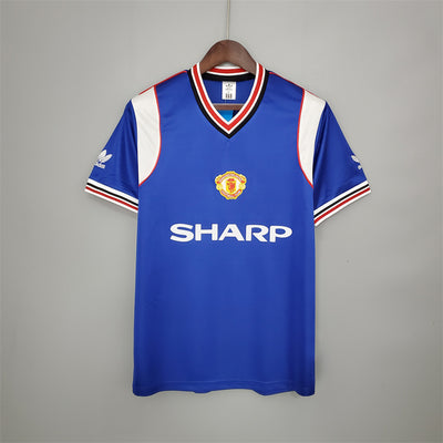 Man United Trikot Drittes Trikot 1985/86 Retro Fußballmannschaft Fußballtrikot