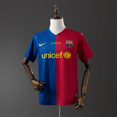 Barcelona Trikot 2008-09 Heim Retro Fußball-Kit