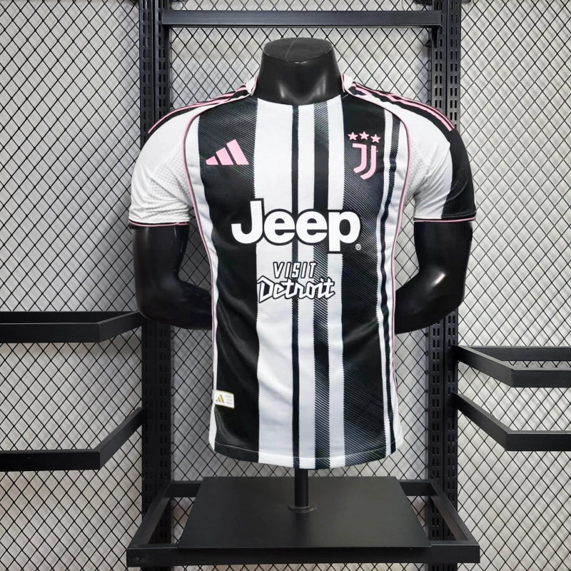 Player Version JUV Jersey 25/26 Home Football Kit Soccer Jersey
