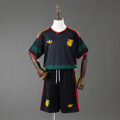 Kinder Jamaica Auswärtstrikot WM 2026 Fußballtrikot