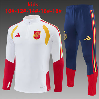 Kinder Spanien Trainingsanzüge 2026 Fußball Trikot