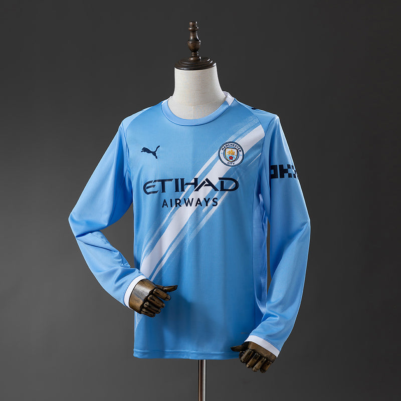 Manchester City Trikot 25/26 Heimtrikot Langarm
