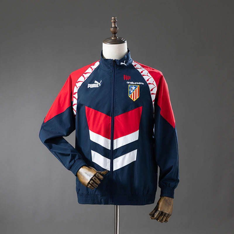 Atletico Madrid Windbreaker 1996-98 Fußballjacke
