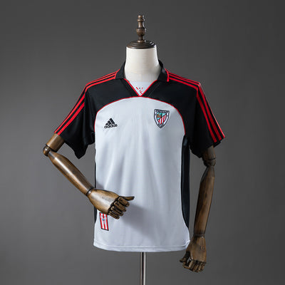 Athletic Bilbao Drittes Trikot 2002-03 Retro Fußball-Trikot Fußballtrikot