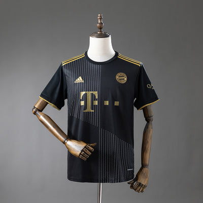 FC Bayern München Auswärtstrikot 2021-22 Retro Fußball Trikot Fußballshirt