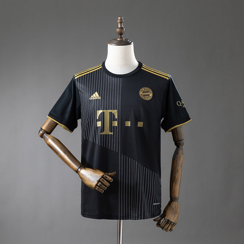 FC Bayern München Auswärtstrikot 2021-22 Retro Fußball Trikot Fußballshirt
