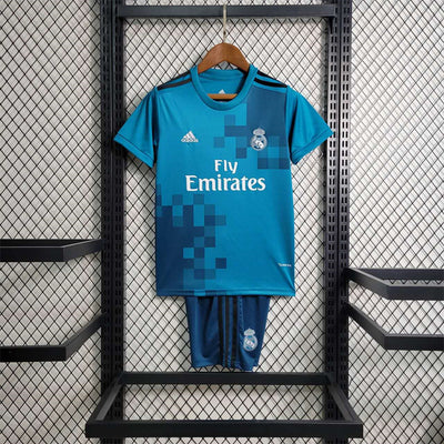 Retro Real Madrid Auswärtstrikot 17/18 Kinder