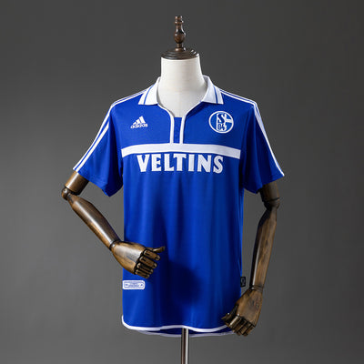 Schalke 04 Trikot 2001-02 Heim Retro Fußballtrikot