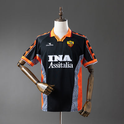 Rom Drittes Trikot 1998-99 Retro Fußball Trikot