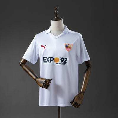 Sevilla Trikot 1987-90 Heim Retro Fußballtrikot