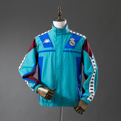 Real Madrid Windbreaker 2025/26 Grünes Fußballtrikot