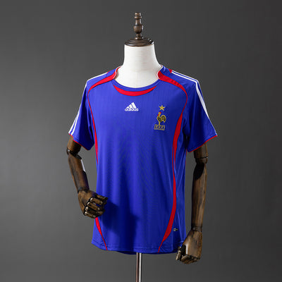 Frankreich Trikot 2006 Heim Retro-Kit