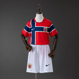 Kids Norway Home Jersey 2026 World Cup Football Kit Soccer Shirt PalmSportss