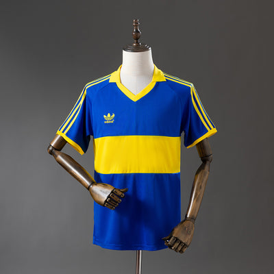 Boca Juniors Trikot 1985-86 Heim Retro Fußballtrikot