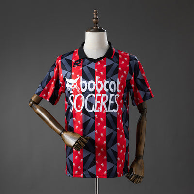 Nizza Heimtrikot 1993-94 Retro Fußball Trikot Shirt