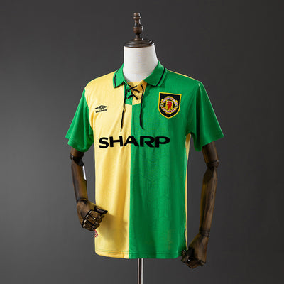 Man United Trikot 1992-94 Drittes Retro Fußball-Kit