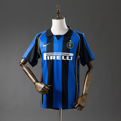 Inter Mailand Trikot 2001-02 Heim Retro Fußball Trikot