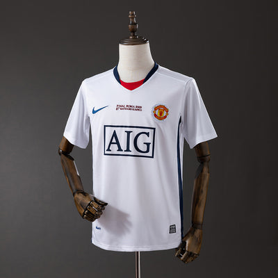 Man United Trikot 2008/09 Auswärts Retro Fußballtrikot