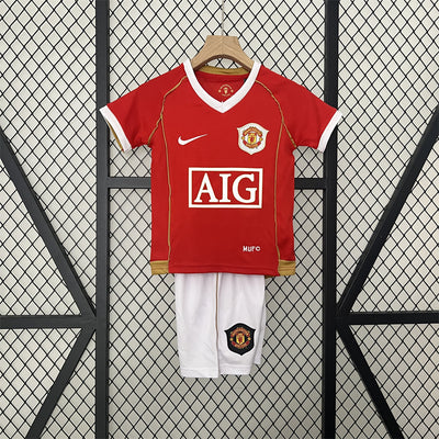 Retro Kinder Man United Heimtrikot 06/07