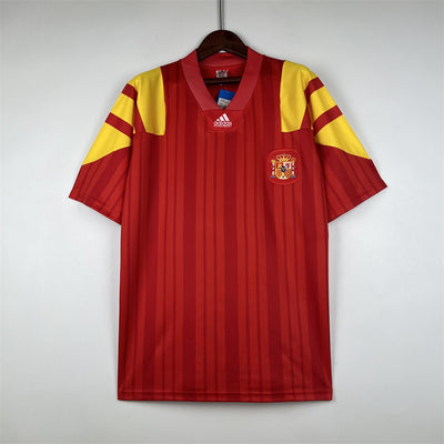 Spanien Trikot Heimtrikot 1992 1994 Retro Fußballnationalmannschaft