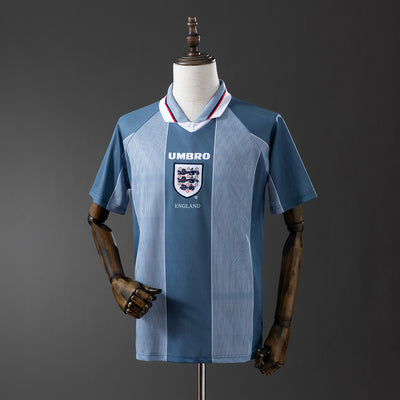 England Trikot 1996 Auswärts Retro Fußball-Kit