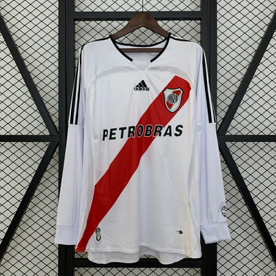 Retro River Plate Trikot 2006-07 Heim Langarm Fußballtrikot