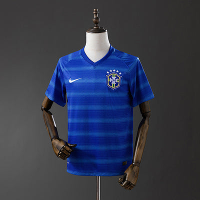 Brasilien Trikot 2014 Auswärts Retro Fußballtrikot