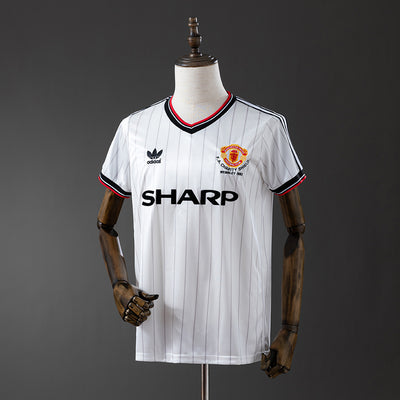 Manchester United Auswärtstrikot 1983-84 Retro Fußball Trikot