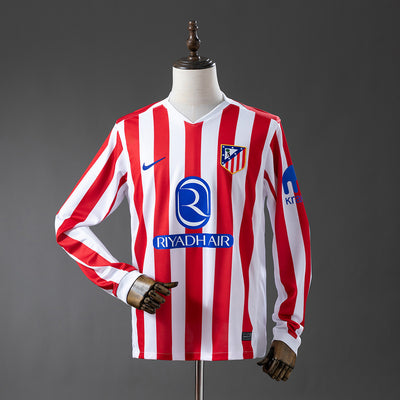 Atletico Madrid Trikot 25/26 Heim-Fußballtrikot Langarm