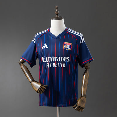 Olympique Lyonnais Trikot 25/26 Auswärts-Fußballtrikot Fan-Version