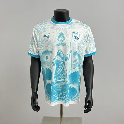 Fan-Version Israel Trikot 2025 Weiß Fußballtrikot