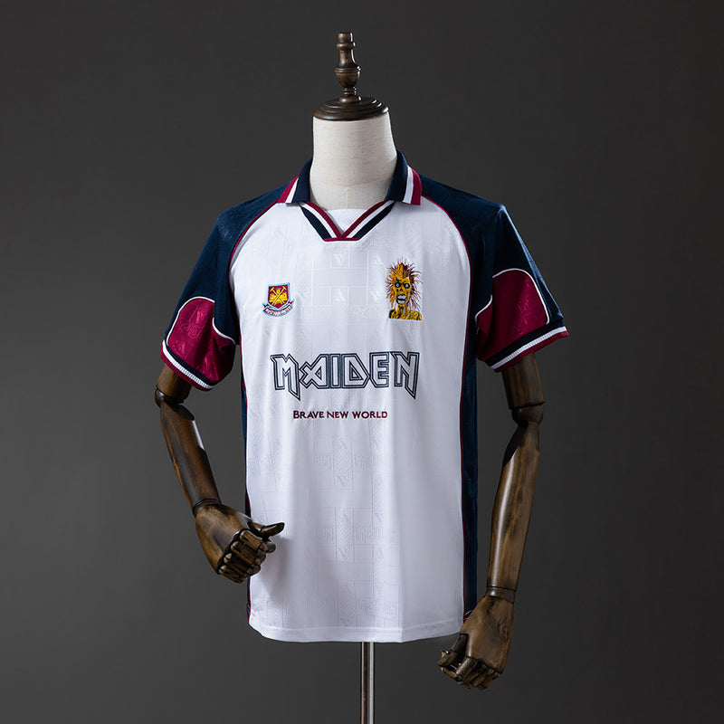 West Ham United Trikot 1999 Auswärts Retro Fußball-Kit