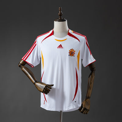 Spanien Trikot 2006 Auswärts Retro Fußballtrikot