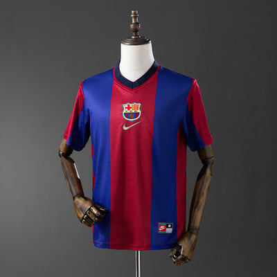 Barcelona Trikot 1998-99 Heim Retro-Fußball-Kit