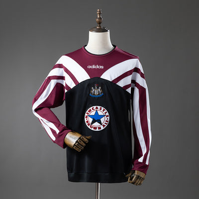 Newcastle United Trainings-Trikot 1995-96 Retro Langarm Fußball-Trikot