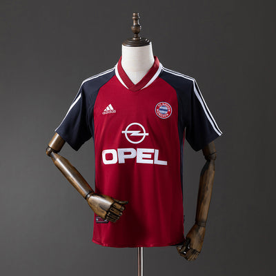 FC Bayern München Trikot 2001-02 Heim Retro Fußball Trikot