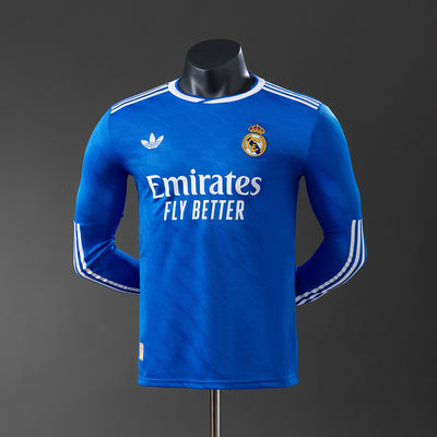 Real Madrid Trikot 25/26 Drittes Fußballtrikot Langarm Spielerversion