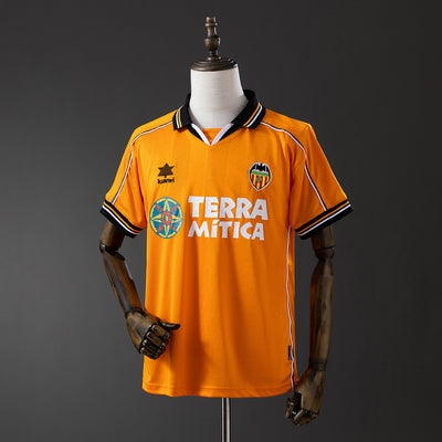 Valencia Trikot 1999-00 Auswärts Retro Fußballtrikot