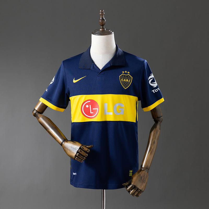 Boca Juniors Trikot 2009-10 Heim Retro Fußballtrikot