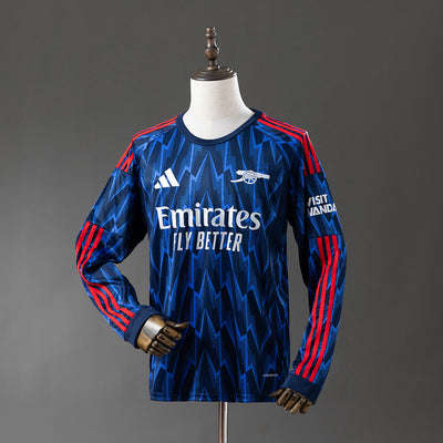 Arsenal Trikot 25/26 Auswärts Fußball-Trikot Langarm