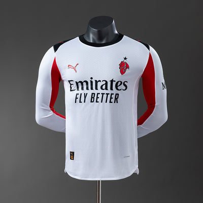 AC Mailand Trikot 25/26 Auswärts Langarm Fußball-Kit Spielerversion