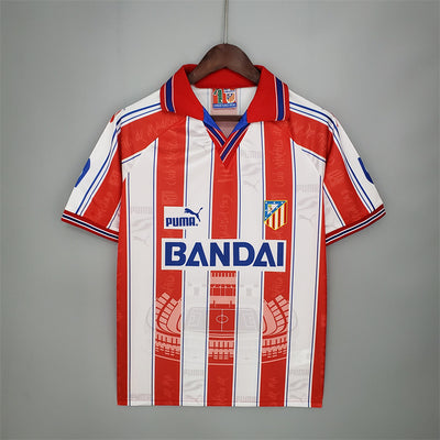 Atletico Madrid Trikot Heimtrikot 1996/97 Retro Fußballmannschaft Fußballtrikot