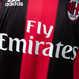 AC Milan Jersey 2010-11 Home Retro Kit Long Sleeves