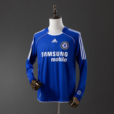 Chelsea Trikot 2006/07 Heim Retro Fußball Trikot Langarm