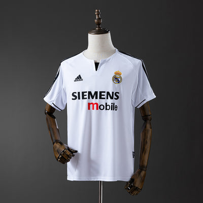 Real Madrid Trikot 2003-04 Heim Retro Fußball-Kit