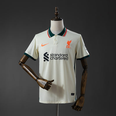Liverpool Auswärtstrikot 2021-22 Retro Fußballtrikot T-Shirt