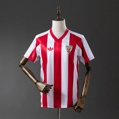 Athletic Bilbao Trikot 1985-88 Heim Retro Fußballtrikot