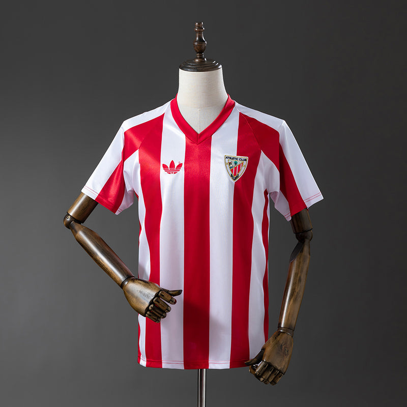 Athletic Bilbao Trikot 1985-88 Heim Retro Fußballtrikot