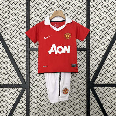 Retro Kinder Man United Heimtrikot 10/11