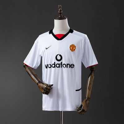Man United Trikot 2002-03 Auswärts Retro Fußballtrikot